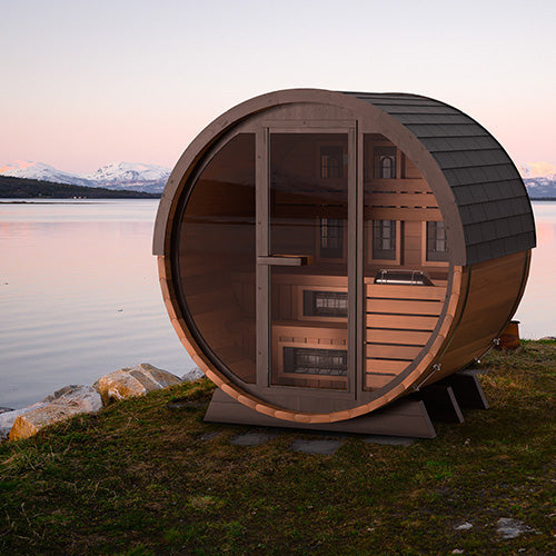 FD-7 Combination Infrared Barrel Sauna – Thermo-Aspen | Finnmark Designs