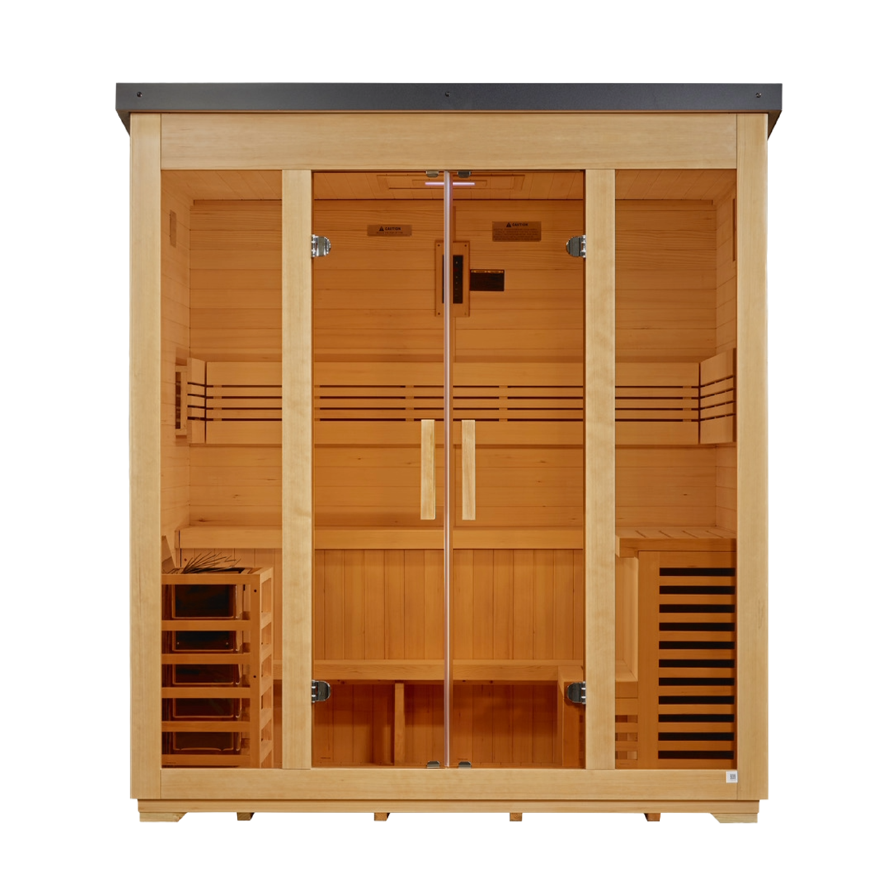 Golden Designs "Vorarlberg" 5 Person Traditional Outdoor Sauna - Flat Roof (GDI-8005-01)