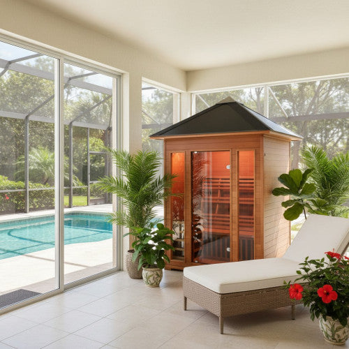 SunRay Waverly 3-Person Outdoor Traditional Sauna