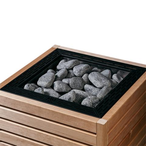 CORE Series Sauna Heater, Thermo-Aspen Wood Exterior, 6.5kW, Standard Mount