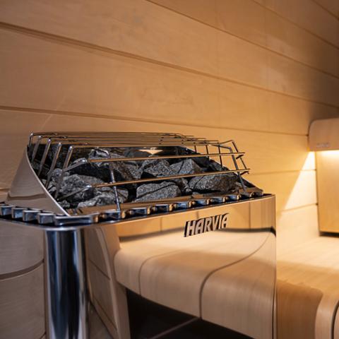 Kip Series 8kW Stainless Steel Sauna Heater at 240V 1PH