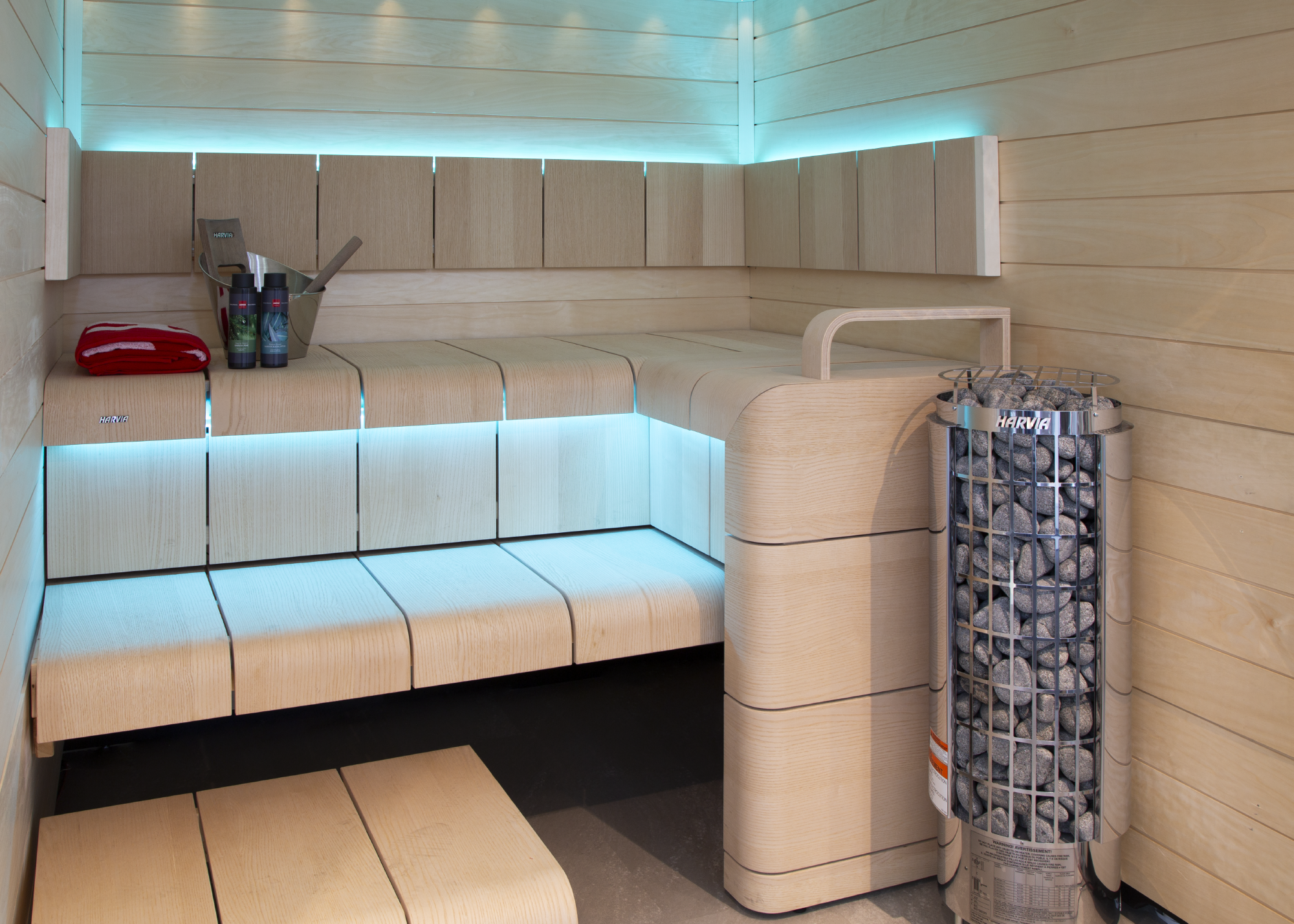 Cilindro Half Series 9kW Stainless Steel Sauna Heater at 240V 1PH