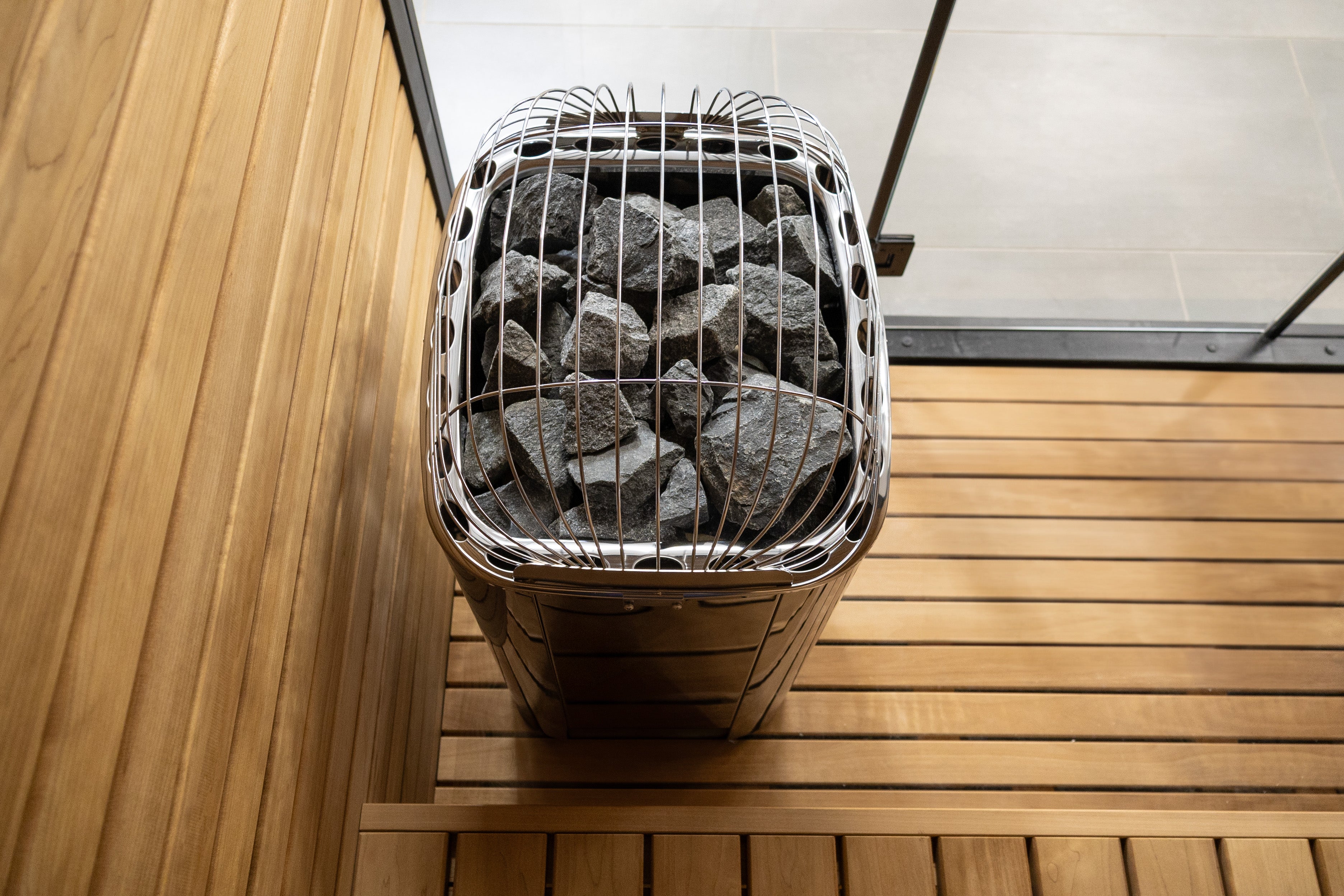 K12.5G Club Series 12.5kW Stainless Steel Sauna Heater at 240V 1PH