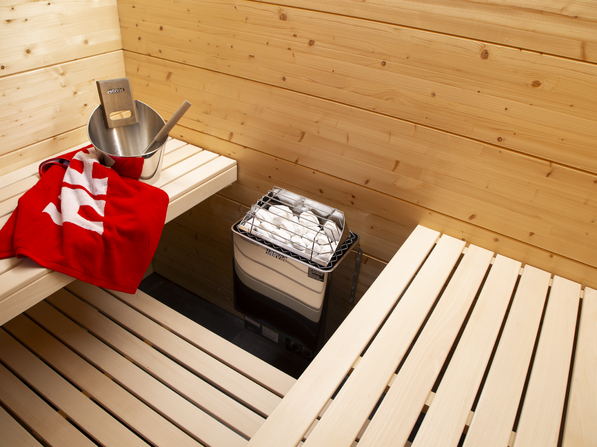 Kip Series 4.5kW Stainless Steel Sauna Heater at 240V 1PH