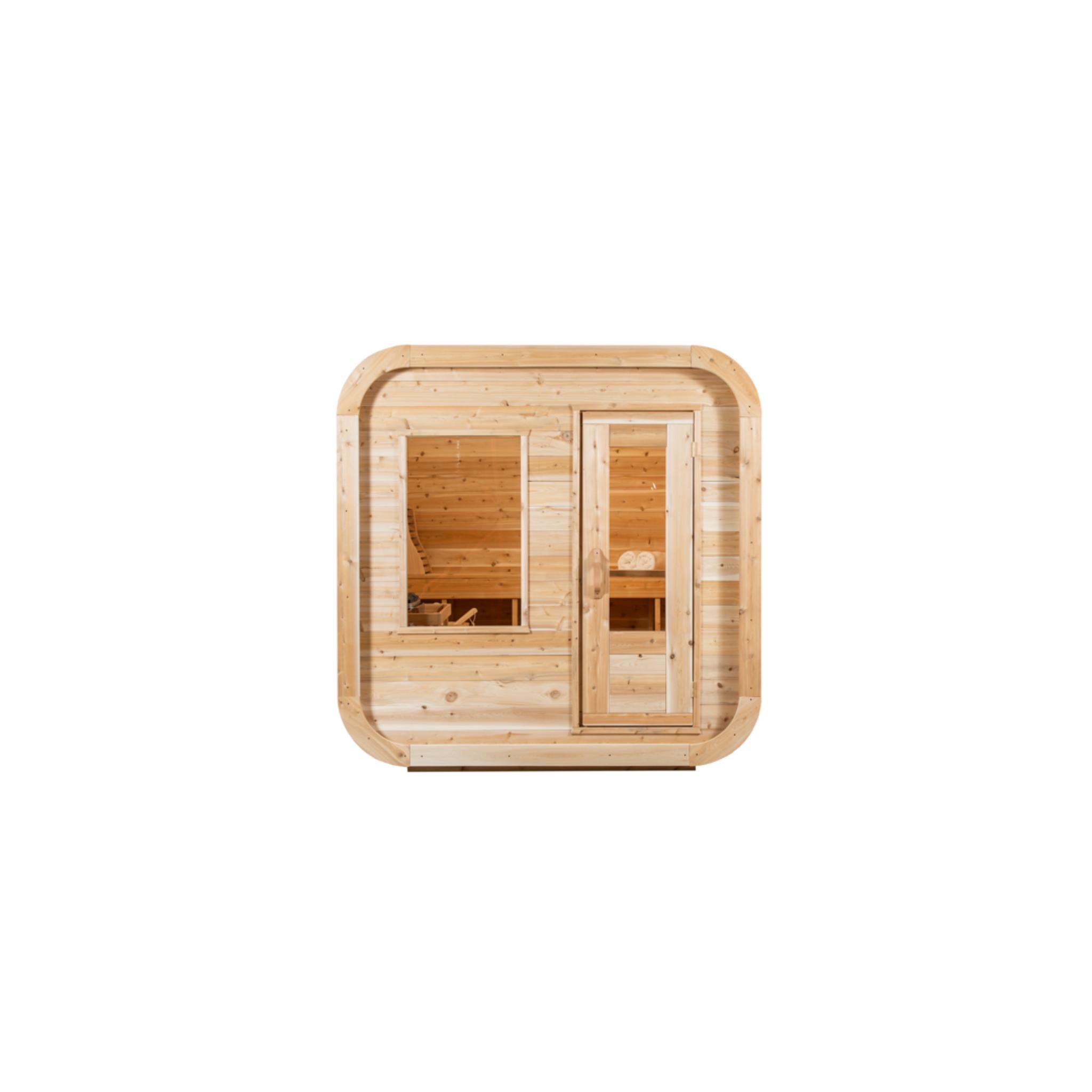 Leisurecraft Canadian Timber Luna Sauna with Electric Heater (CTC22LU)