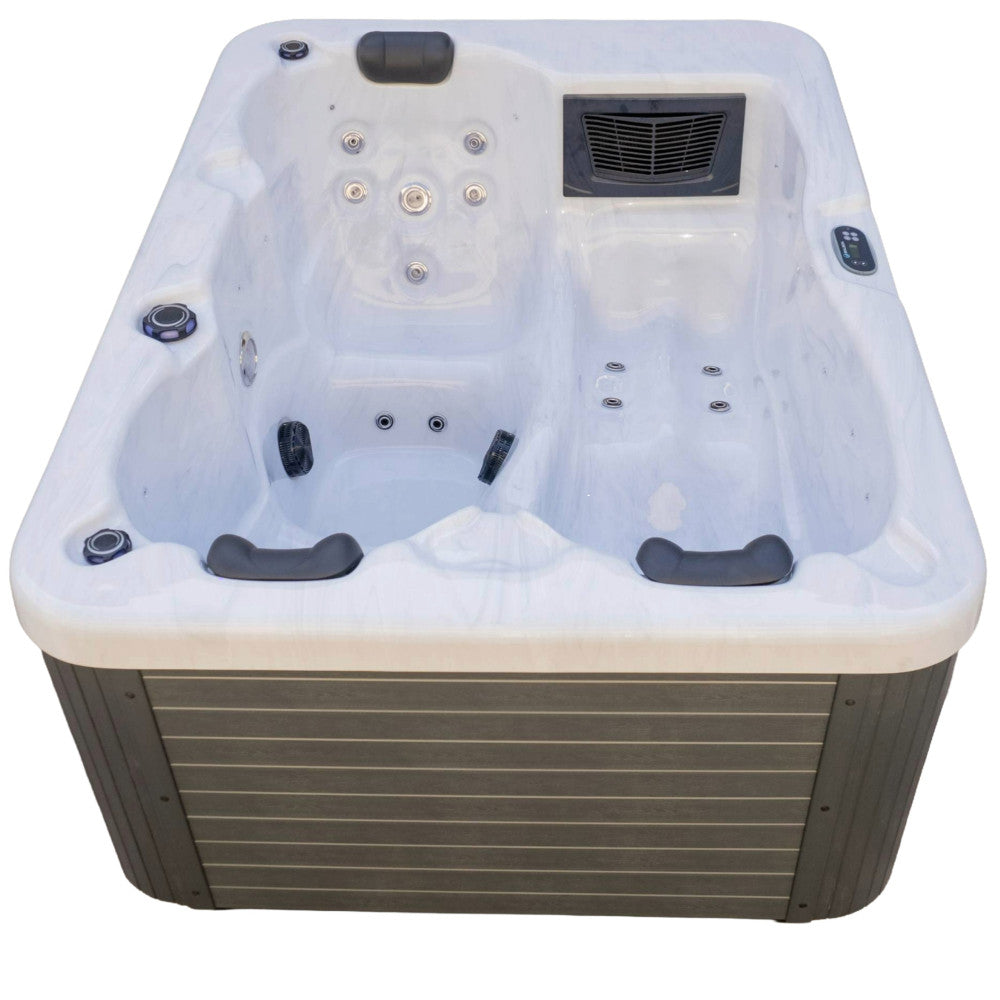 Luxury Spas Allure 3 Person Plug & Play Hot Tub — 29 Jet Spa (WS-7011PP)