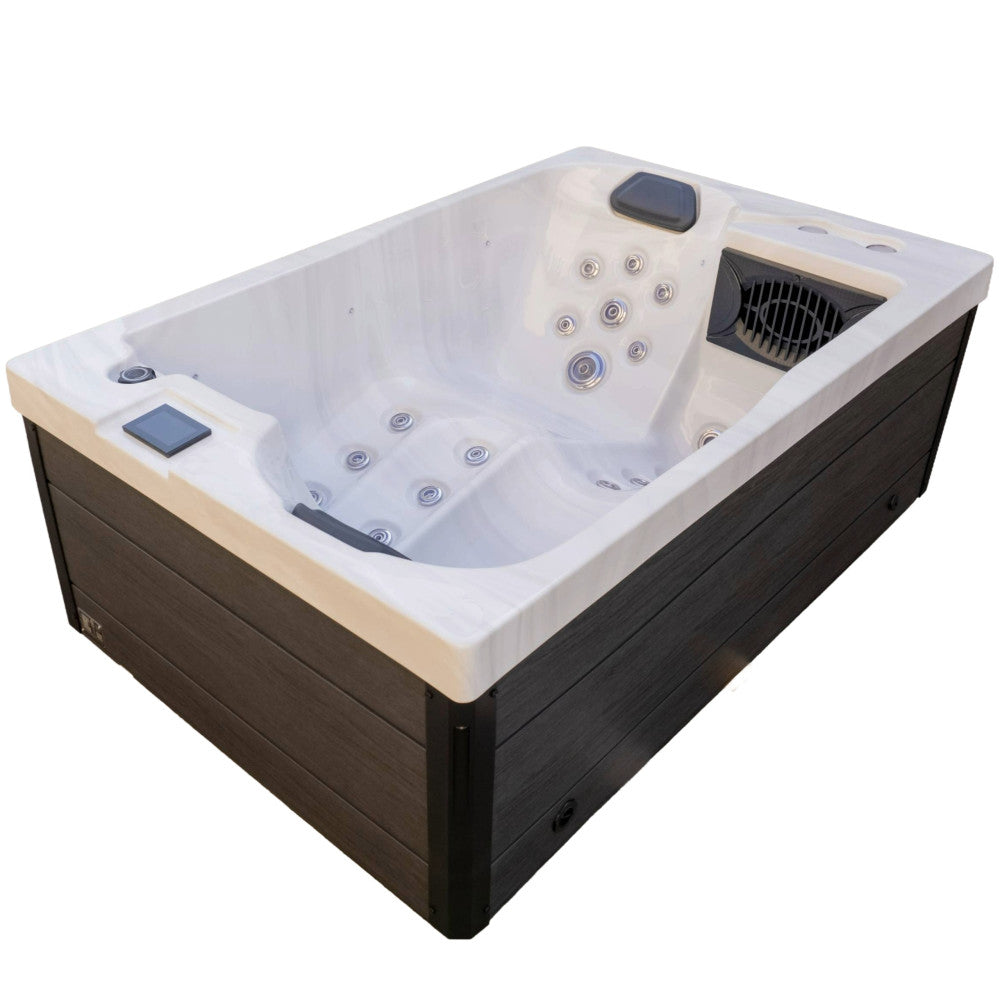 Luxury Spas Cascade 2 Person Hot Tub — 29 Jet Lounger Spa (WS-303)