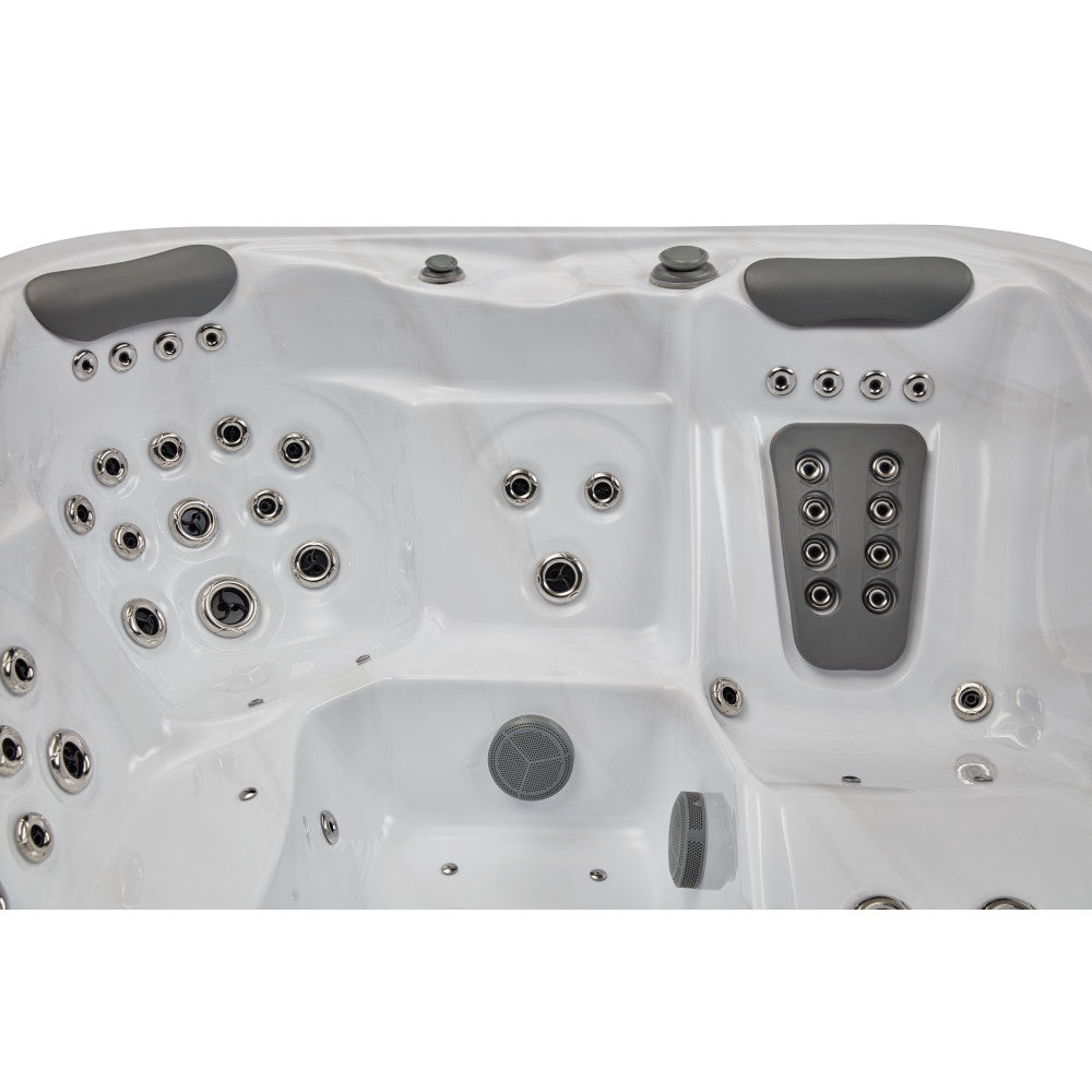 Luxury Spas Danika 5 Person Hot Tub — 84 Stainless Steel Jet Spa (WS-591)
