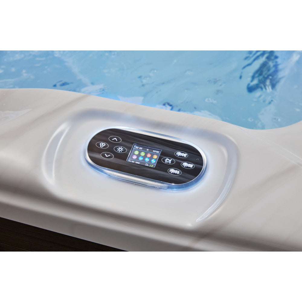 Luxury Spas Danika 5 Person Hot Tub — 84 Stainless Steel Jet Spa (WS-591)