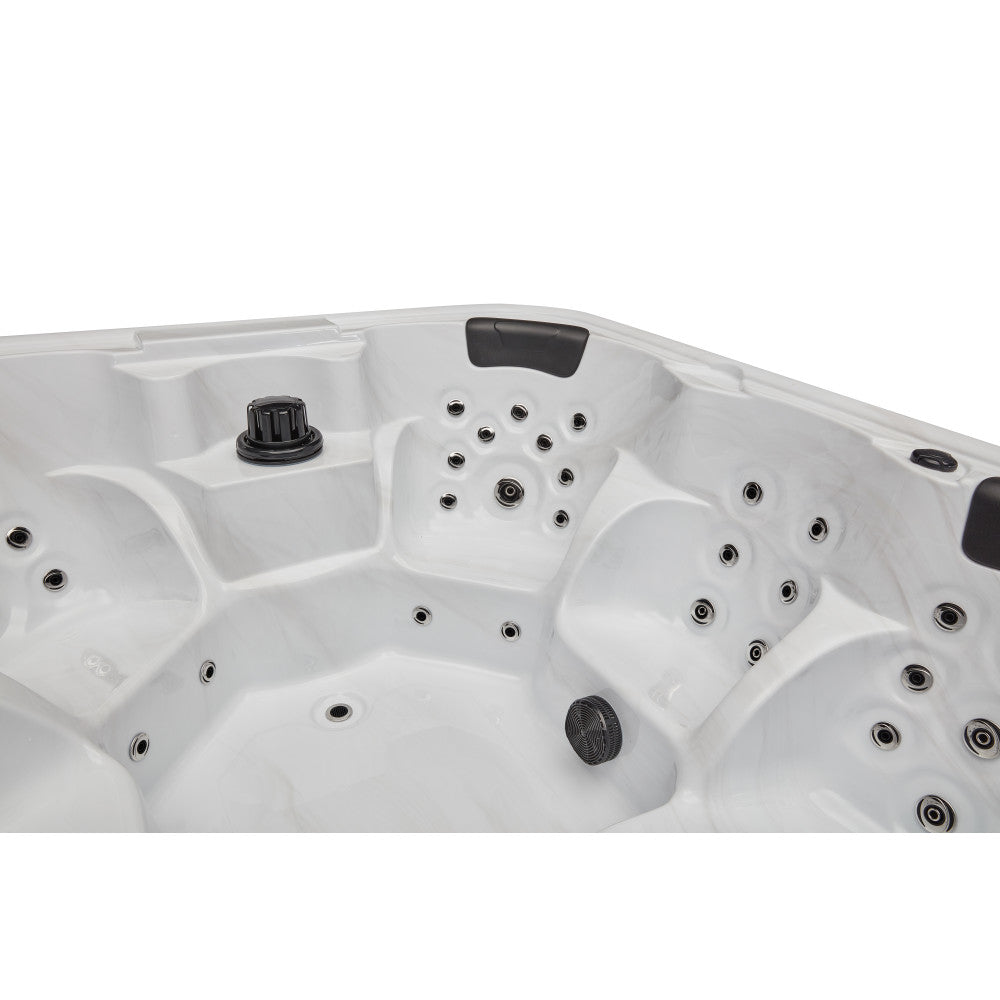 Luxury Spas Eclipse 6 Person Hot Tub — 51 Jet Hydrotherapy Spa (WS-192)