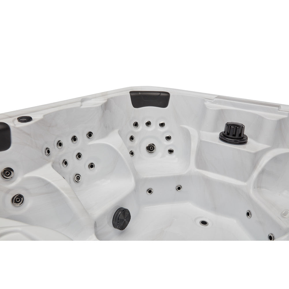 Luxury Spas Eclipse 6 Person Hot Tub — 51 Jet Hydrotherapy Spa (WS-192)