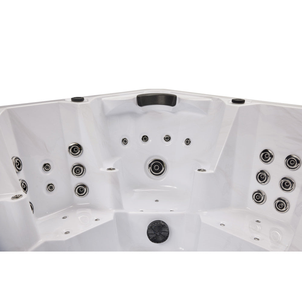 Luxury Spas Galley 5 Person Hot Tub — 60 Jet Premium Spa (WS-008)