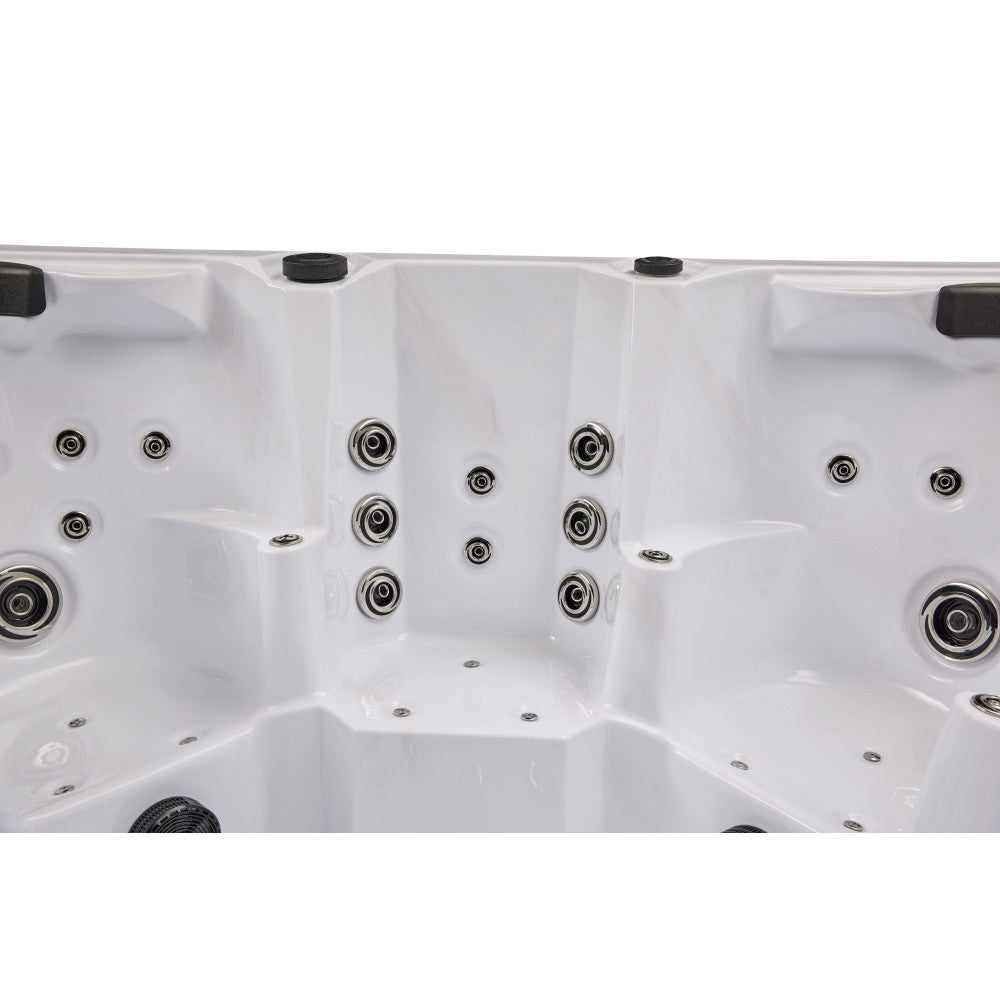 Luxury Spas Galley 5 Person Hot Tub — 60 Jet Premium Spa (WS-008)