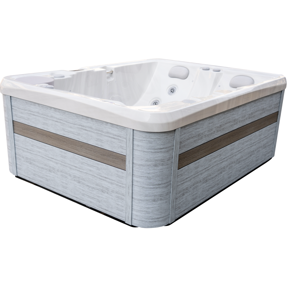 Luxury Spas Largo 3 Person Plug & Play Hot Tub — 54 Jet Lounger Spa (WS-002 PP)