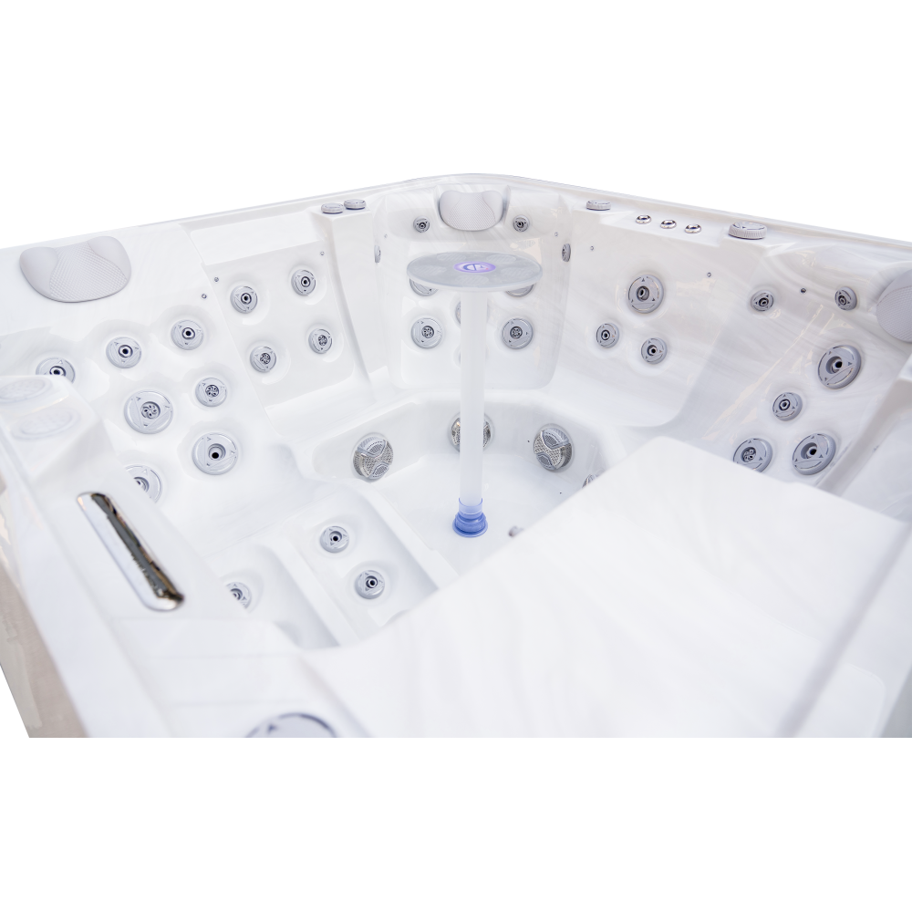 Luxury Spas Liberty 5 Person Hot Tub — 51 Jet Lounger Spa (WS-005)