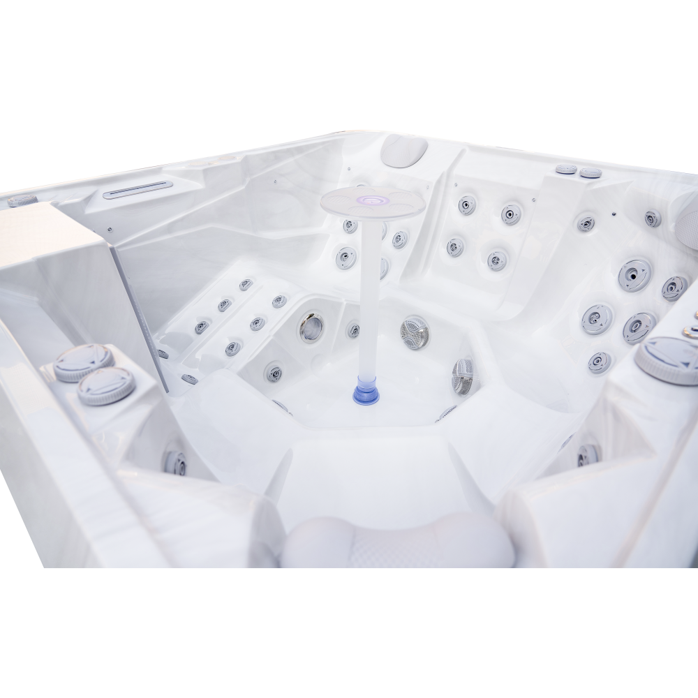 Luxury Spas Liberty 5 Person Hot Tub — 51 Jet Lounger Spa (WS-005)