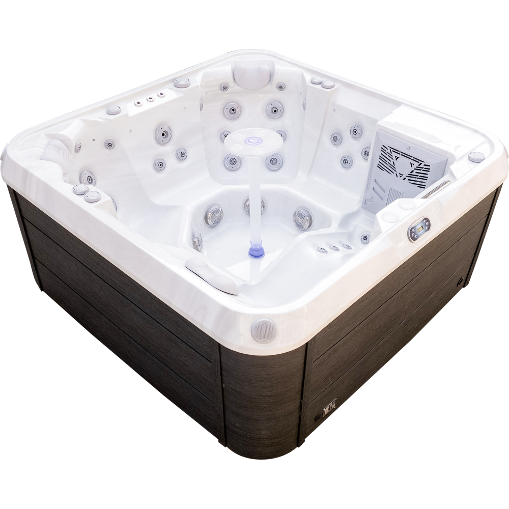Luxury Spas Liberty 5 Person Hot Tub — 51 Jet Lounger Spa (WS-005)