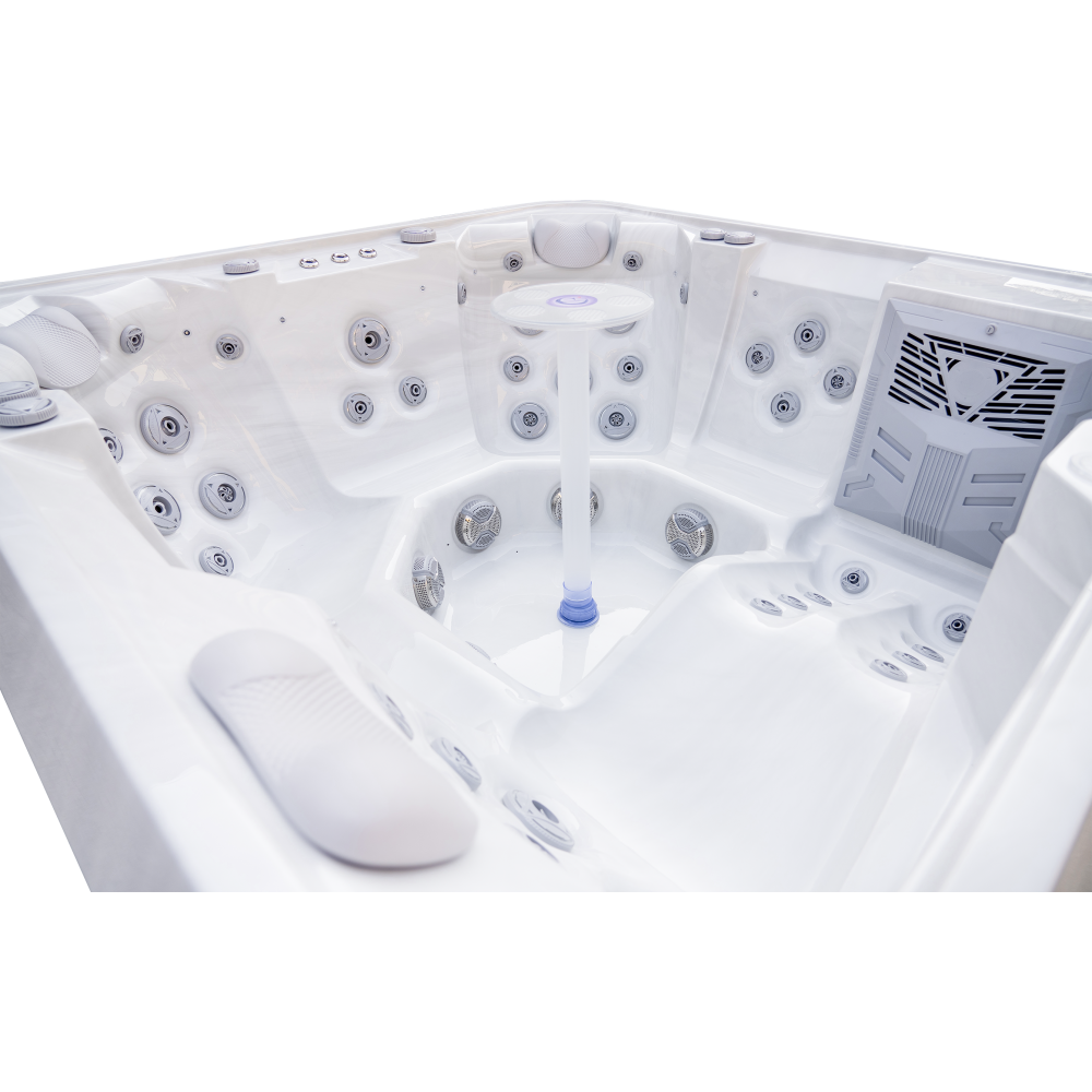 Luxury Spas Liberty 5 Person Hot Tub — 51 Jet Lounger Spa (WS-005)