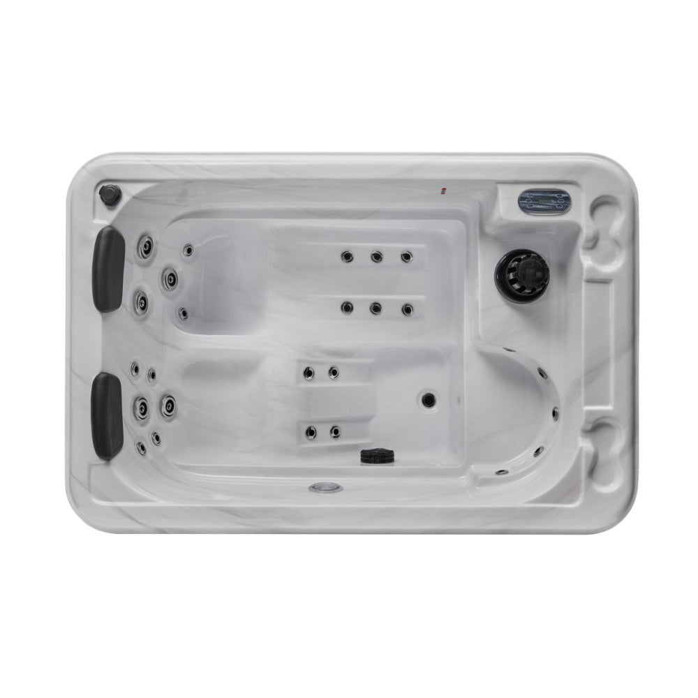 Luxury Spas Riley 3 Person Hot Tub — 26 Jet Compact Spa (WS-291)