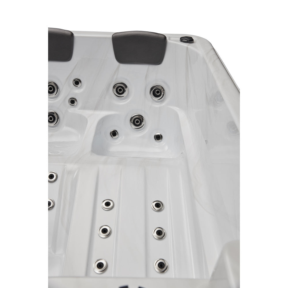 Luxury Spas Riley 3 Person Hot Tub — 26 Jet Compact Spa (WS-291)