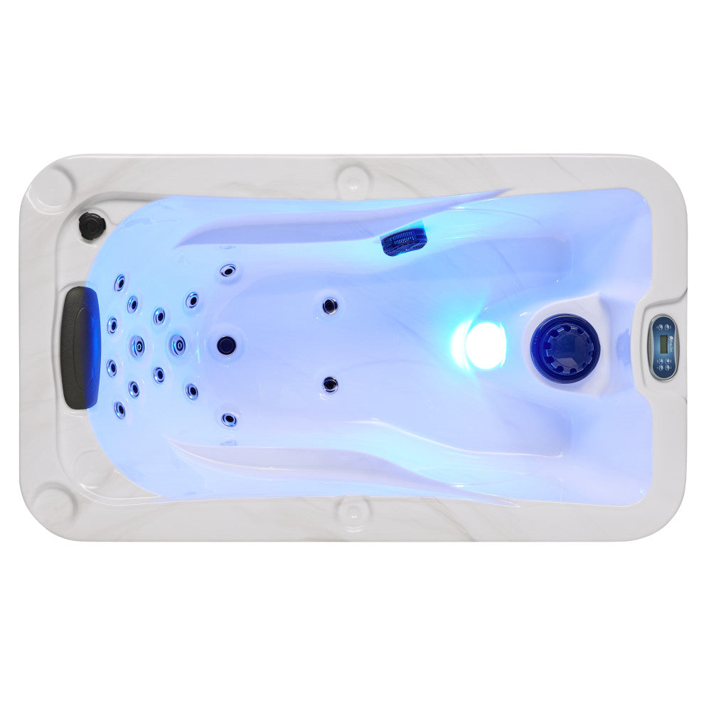 Luxury Spas Solo 1 Person Hot Tub — 17 Jet Personal Spa (WS-599)