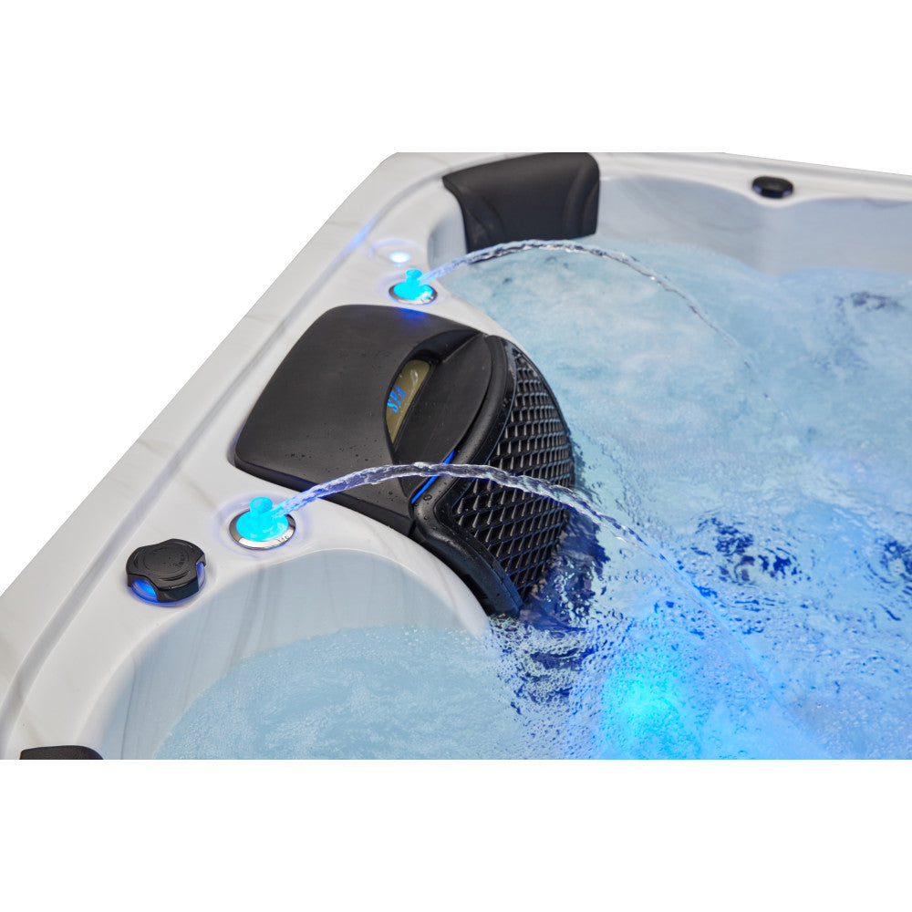 Luxury Spas Victoria 6 Person Hot Tub — 60 Stainless Steel Jet Spa (WS-693)