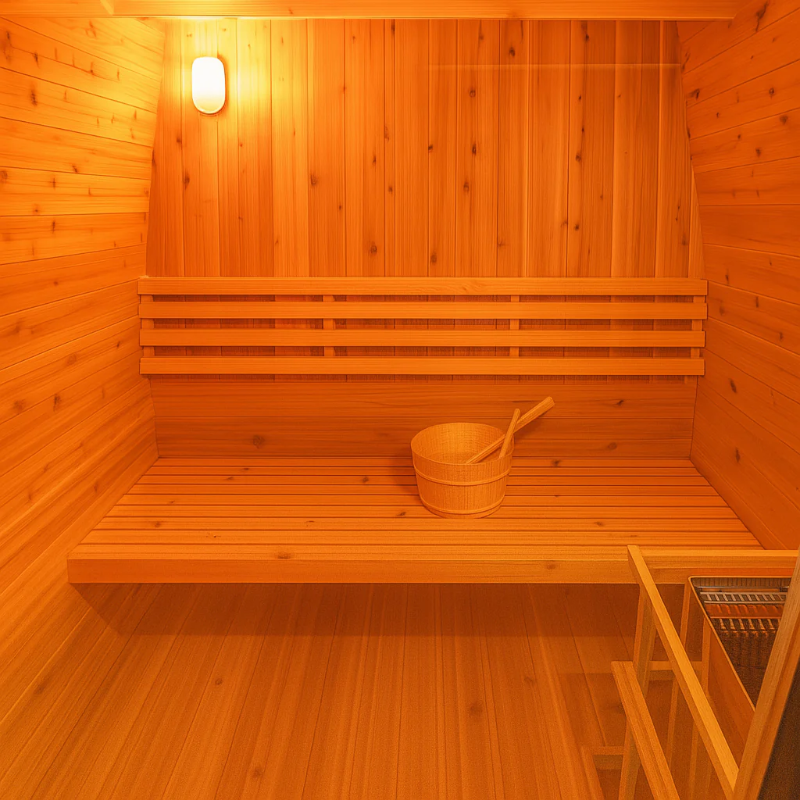 SunRay Seneca 3-Person Contemporary Outdoor Sauna - Image 3