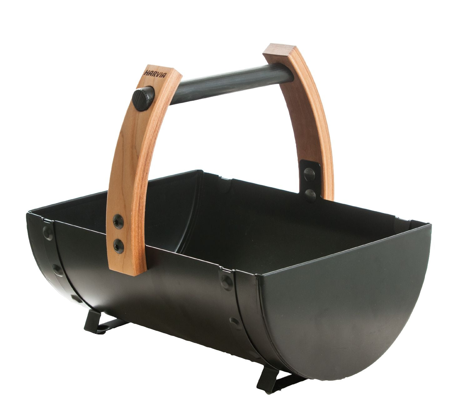 Sauna Bucket, Black Steel w/ Thermo-Aspen