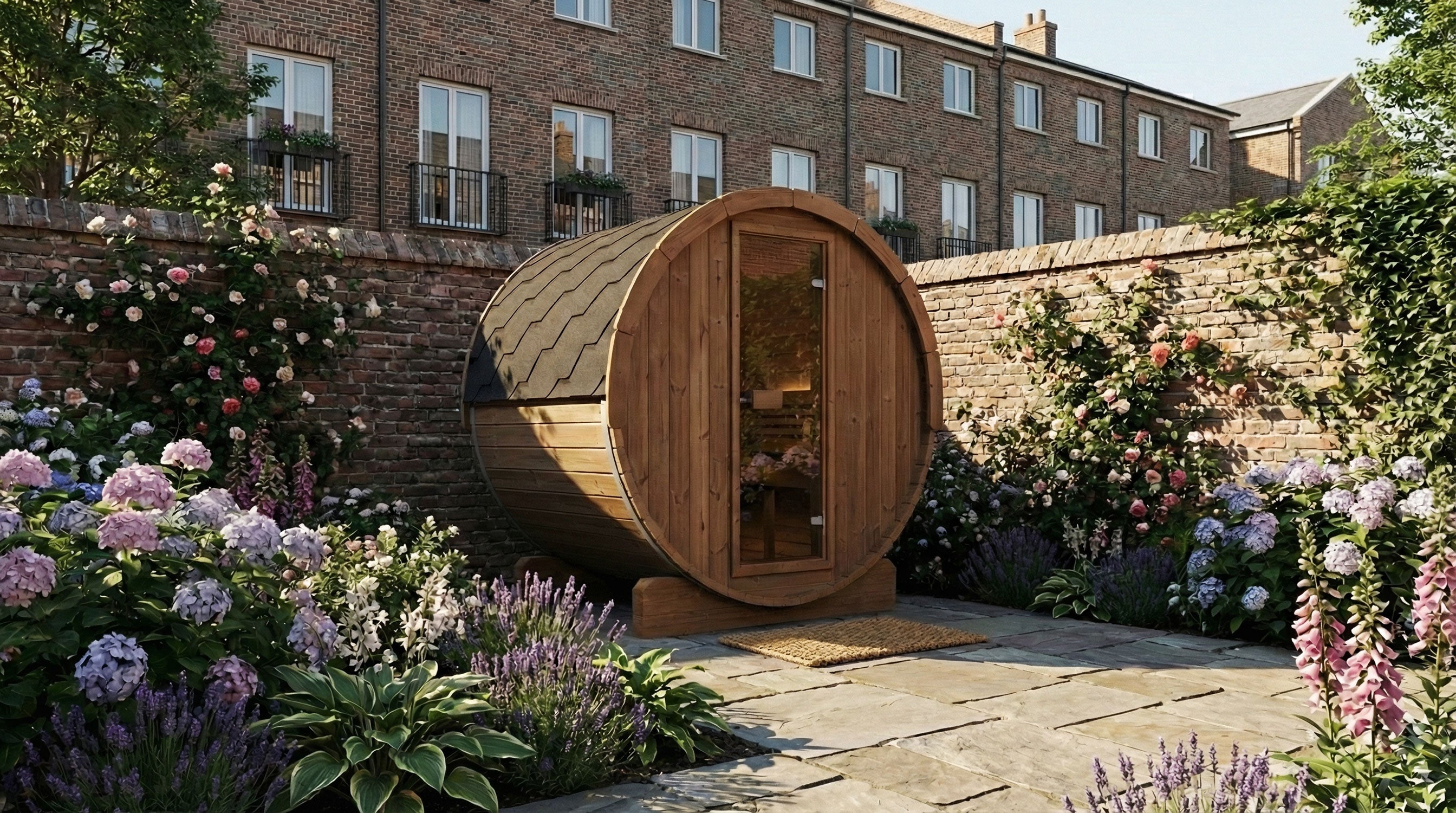 SaunaLife Model E6 Barrel Sauna (SL-MODELE6)