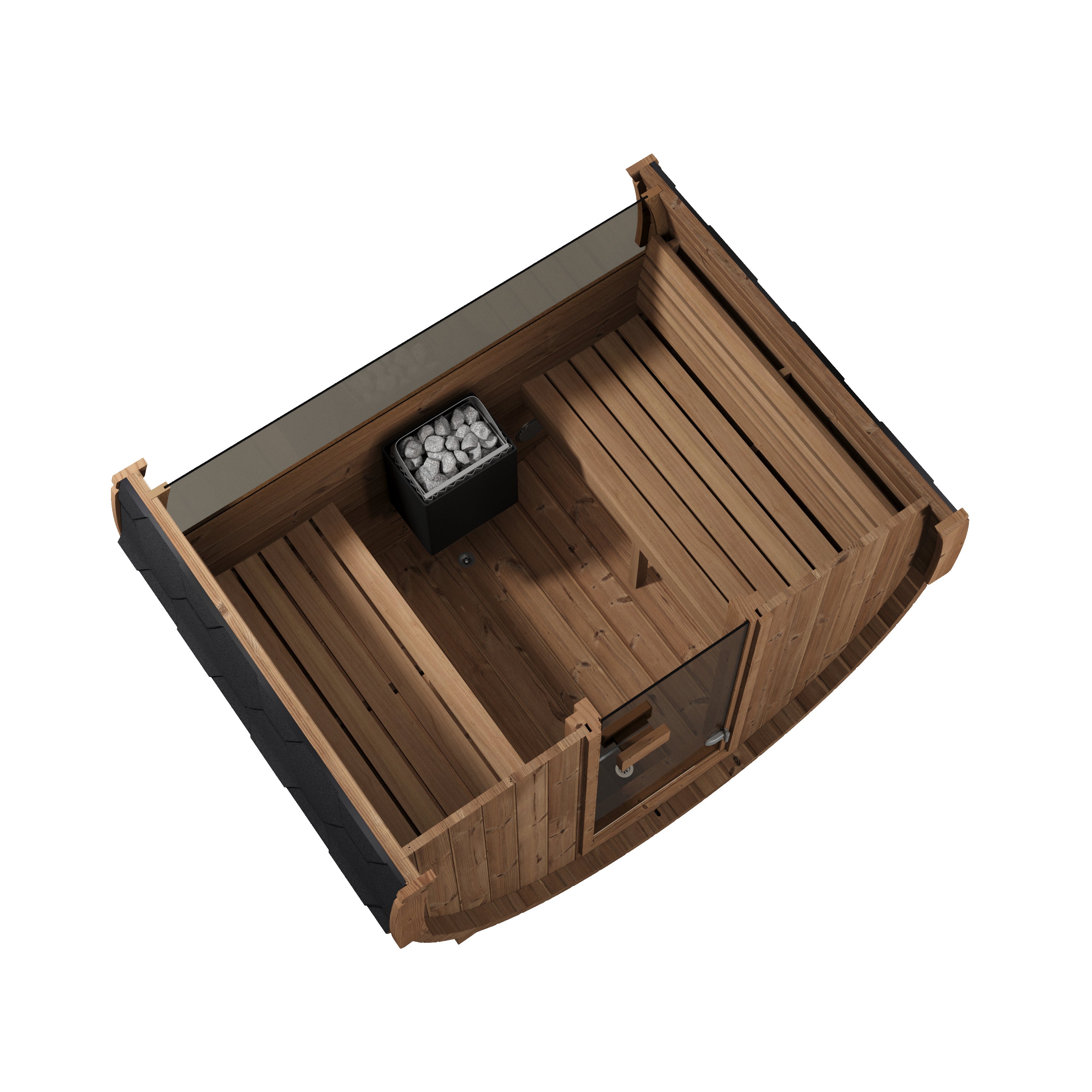 SaunaLife Model E6W Barrel Sauna (SL-MODELE6W)