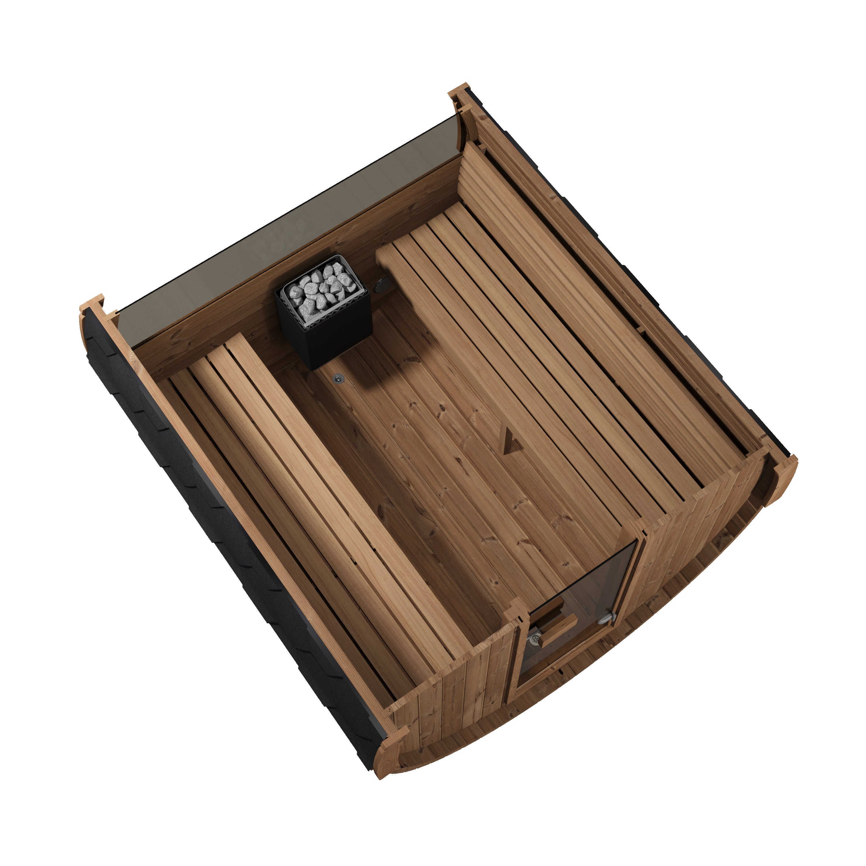 SaunaLife Model E8W Barrel Sauna (SL-MODELE8W)