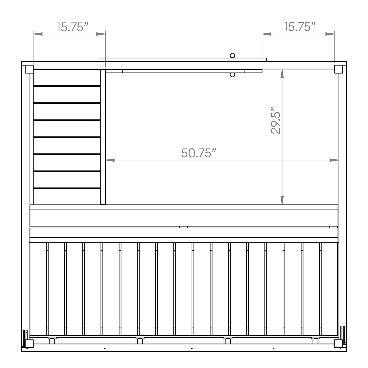 SaunaLife Model G2 Outdoor Sauna (SL-MODELG2)