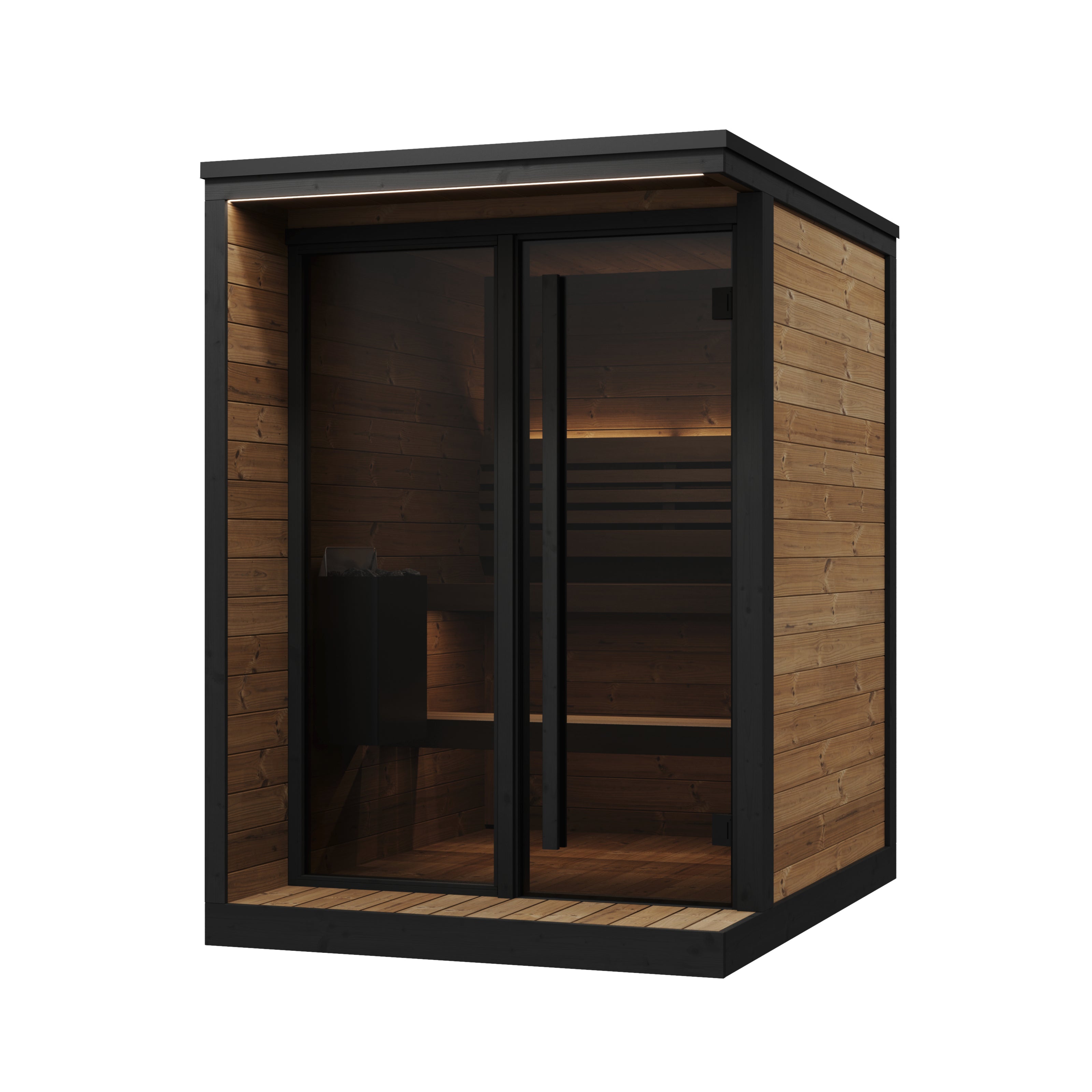 SaunaLife Model GL4 Luxury Outdoor Sauna (SL-MODELGL4)