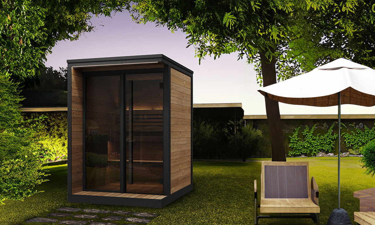 SaunaLife Model GL4 Luxury Outdoor Sauna (SL-MODELGL4)
