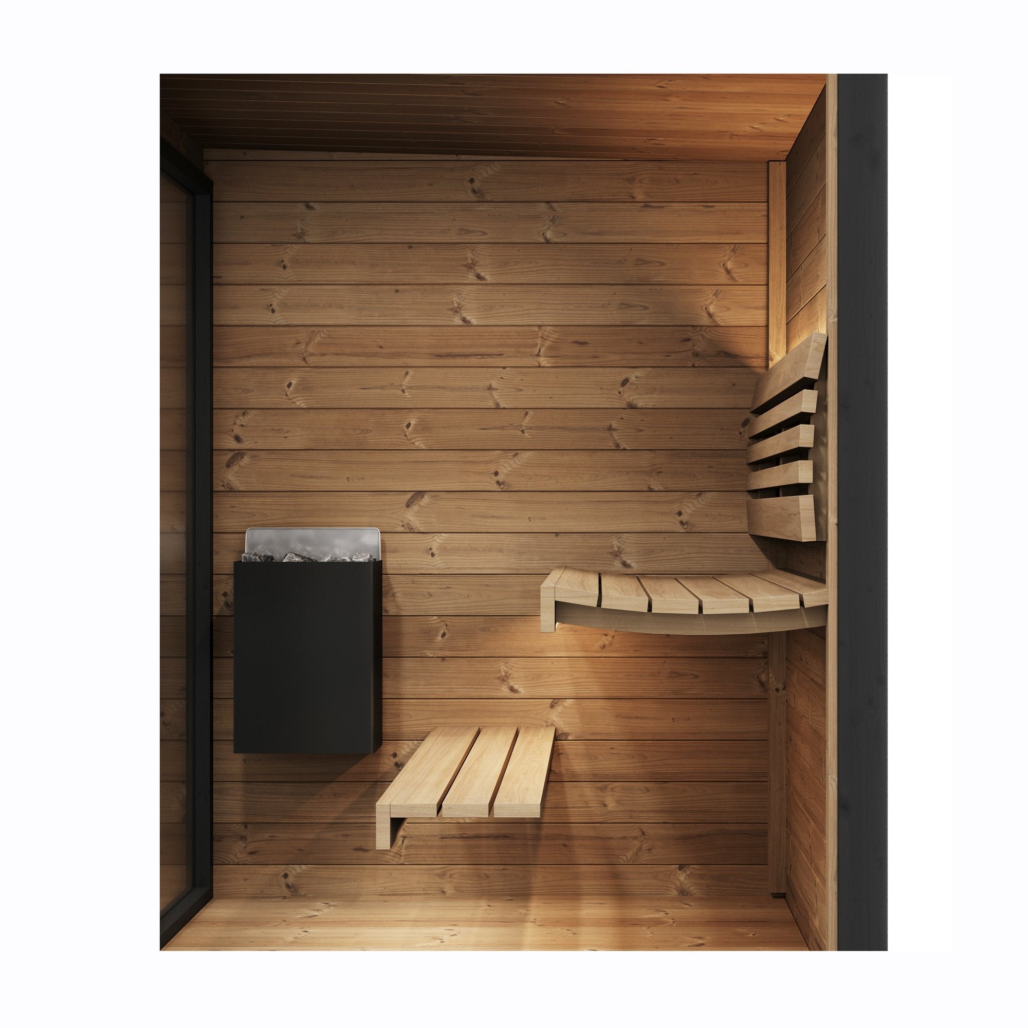 SaunaLife Model GL4 Luxury Outdoor Sauna (SL-MODELGL4)