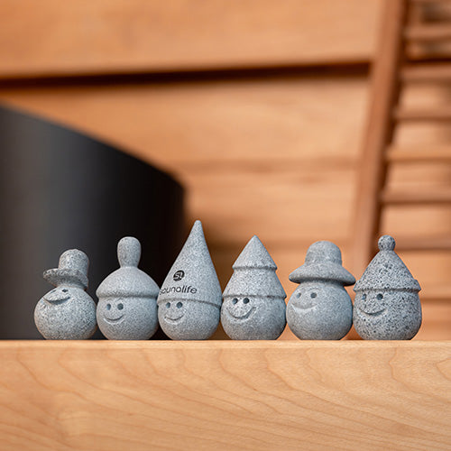 SaunaLife Stoney & Friends Stone Sauna Gnomes 6 Pack (129286)
