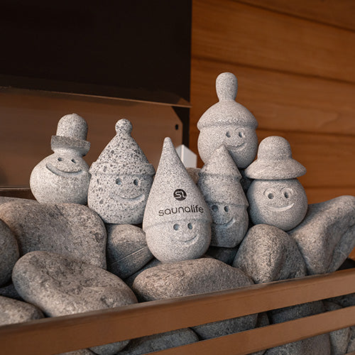 SaunaLife Stoney & Friends Stone Sauna Gnomes 6 Pack (129286)