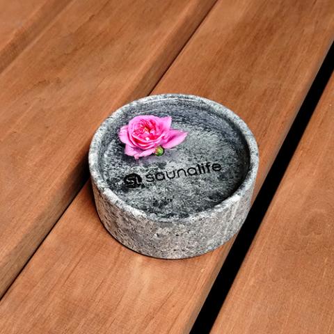 SaunaLife Engraved Logo Soapstone Coaster (128641)