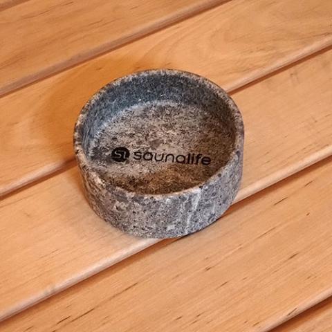 SaunaLife Engraved Logo Soapstone Coaster (128641)