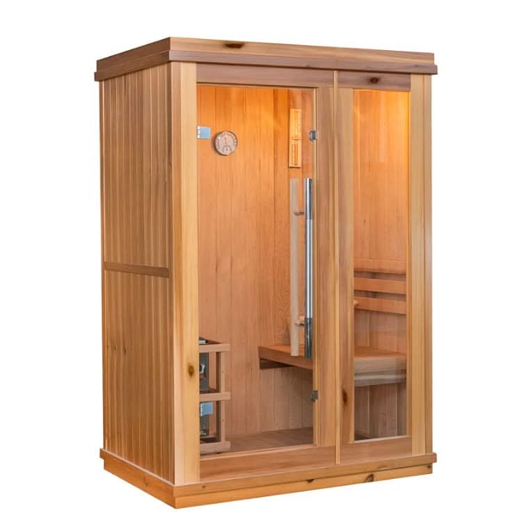 SunRay Aston 1-2 Person Indoor Traditional Sauna - Image 3