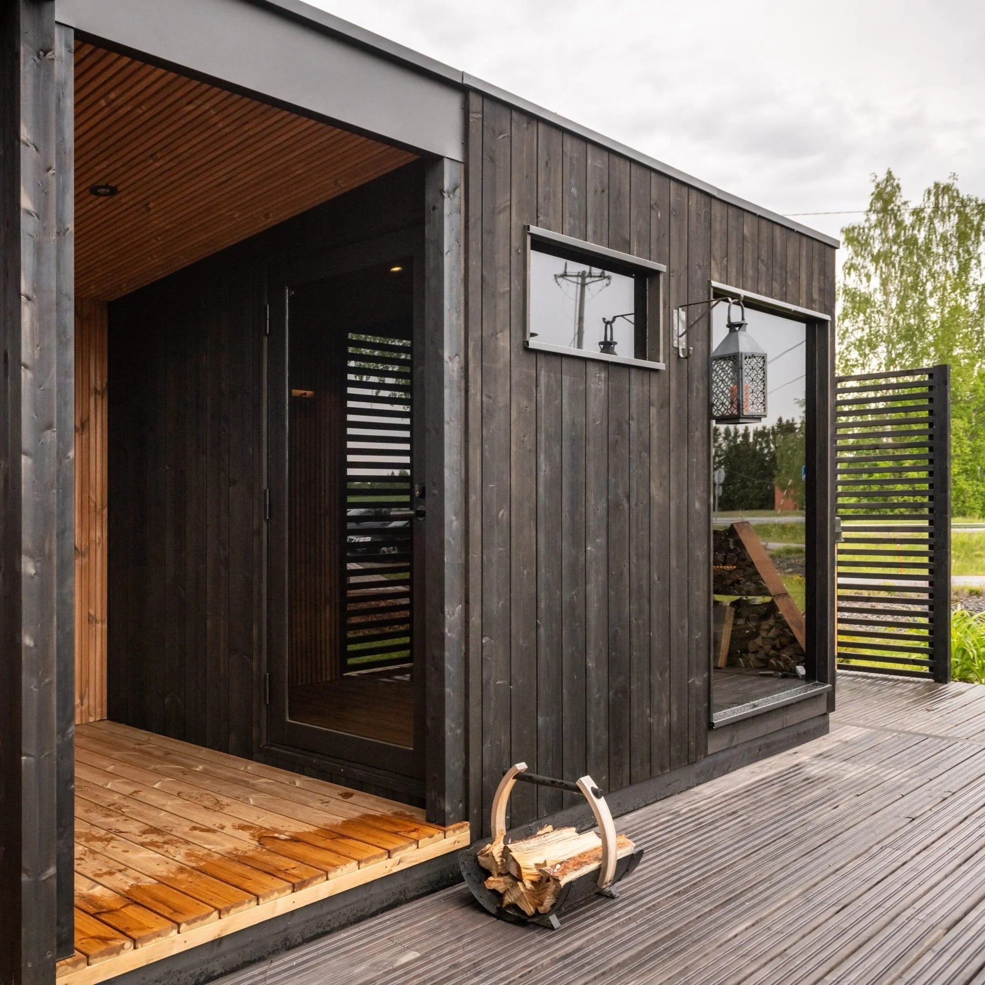 ThermaSol Nordic Misty Outdoor Sauna Cabin (14-KIR-3537)