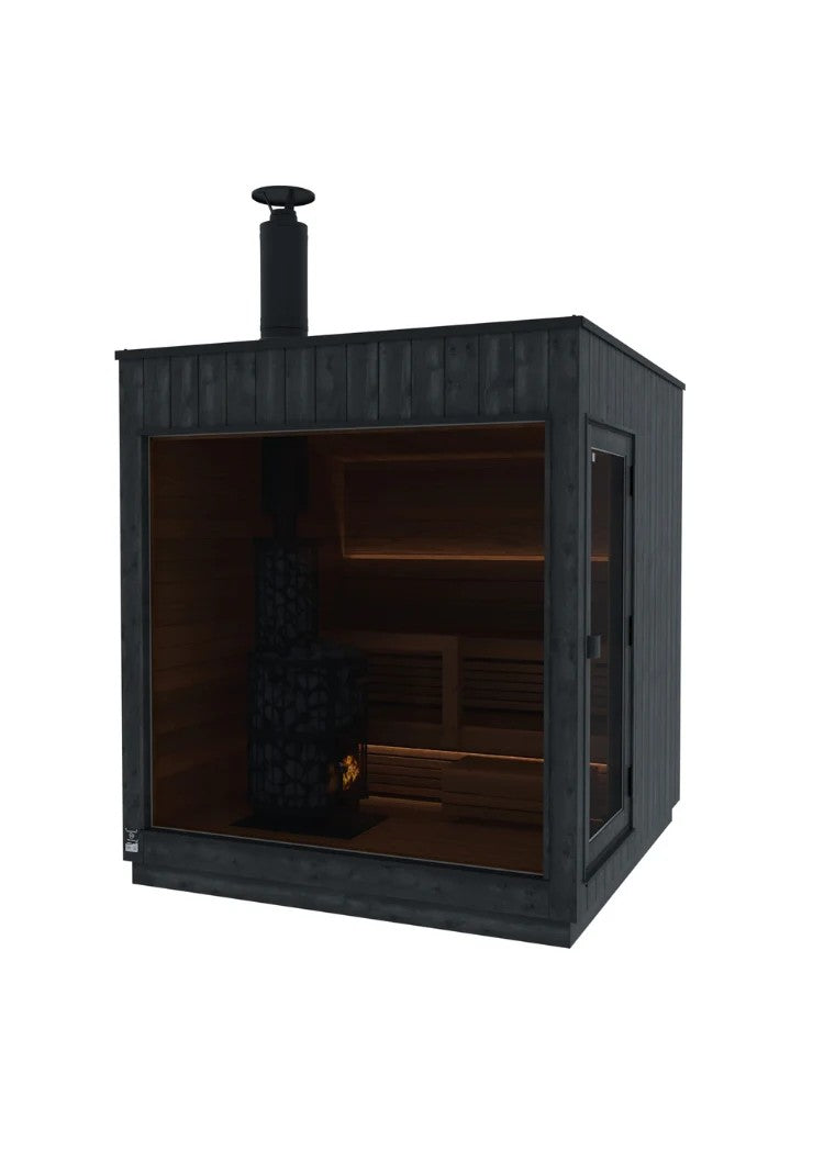 ThermaSol Nordic Misty Outdoor Sauna Cabin (14-KIR-3537)