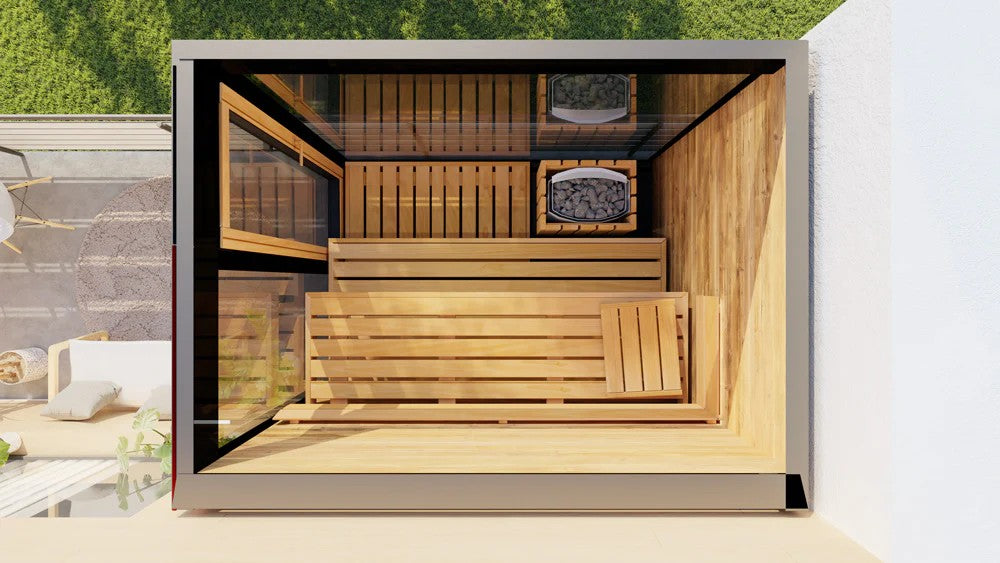 ThermaSol Vera Outdoor Sauna Cabin (14-VERADL)