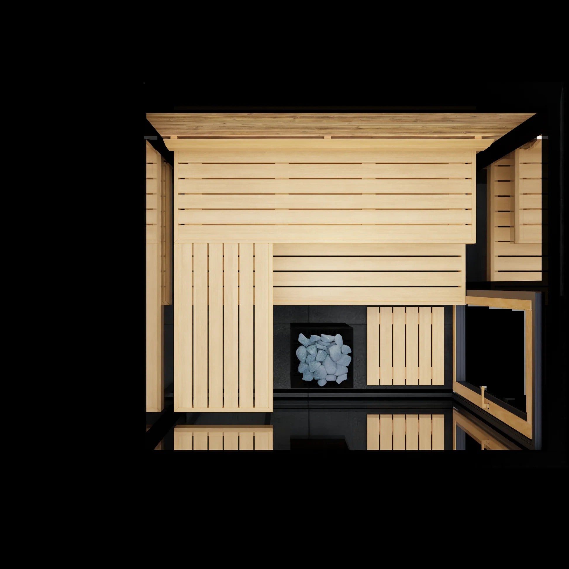 ThermaSol Vue Outdoor Sauna Cabin (14-VUEDL)