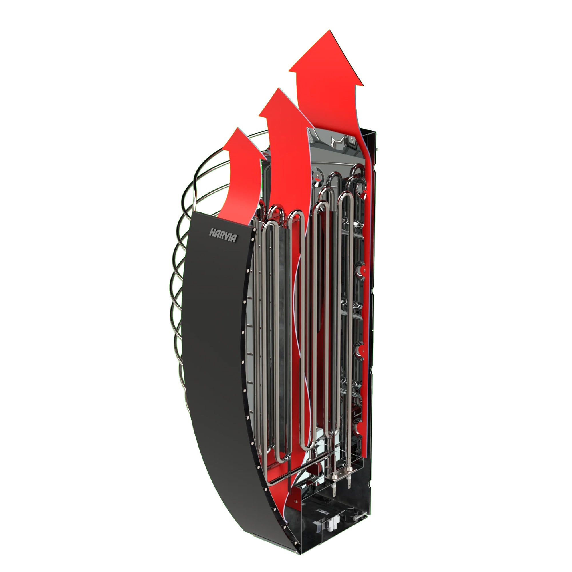 Spirit Series 9kW Sauna Heater, Black