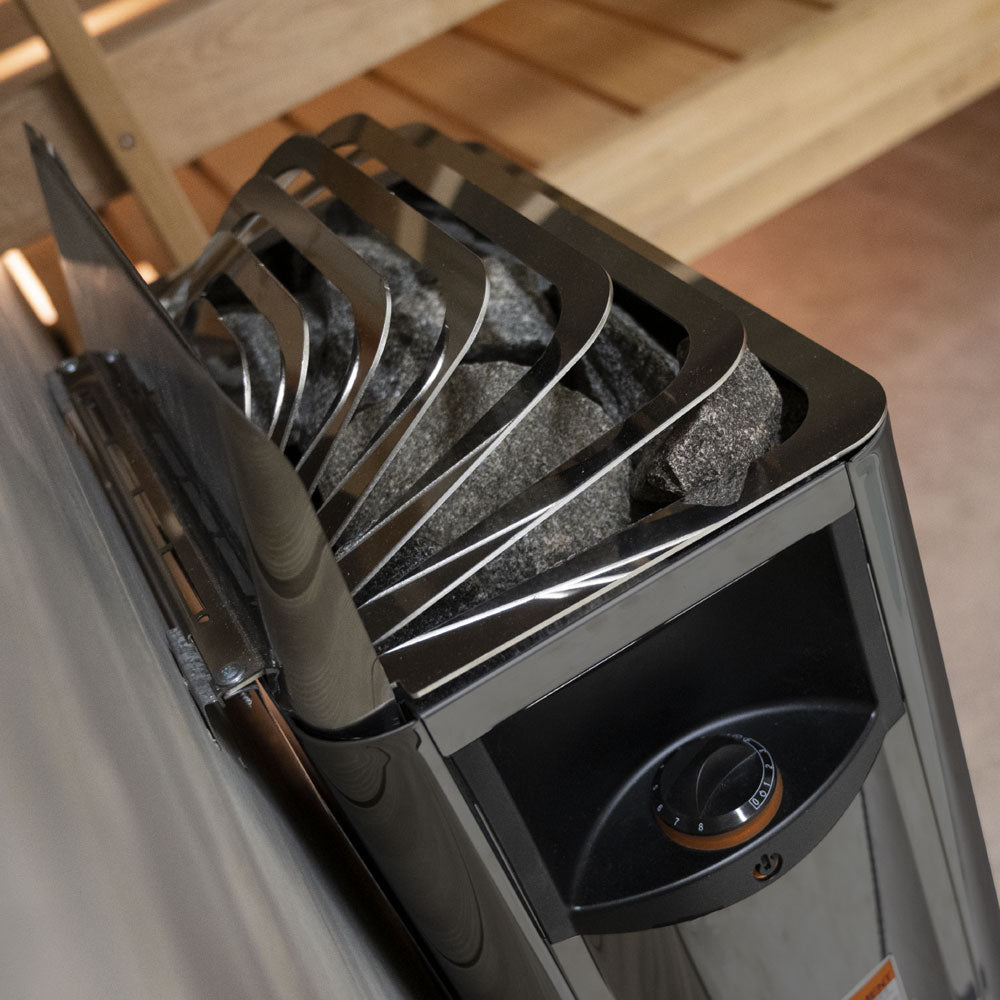 The Wall Series, 8kW, Stainless Steel Sauna Heater, 240V 1PH