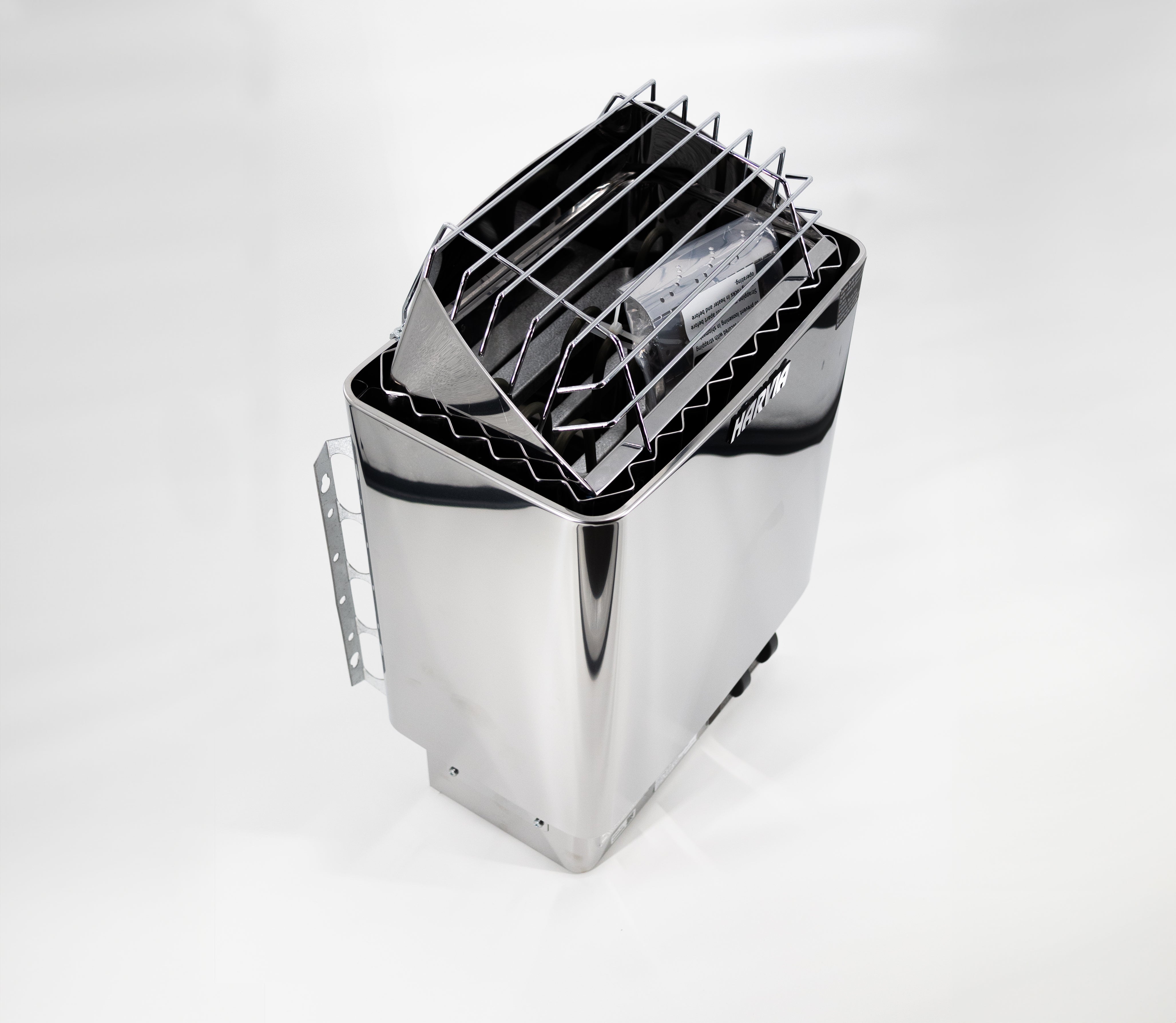 KIP Series 4.5kW Stainless Steel Sauna Heater at 240V 1PH with Built-In Time and Temperature Controls