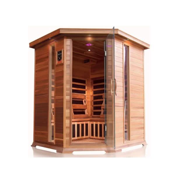 SunRay Bristol Bay 4-Person Indoor Infrared Corner Sauna