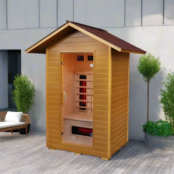 SunRay Burlington 2-Person Outdoor Infrared Sauna